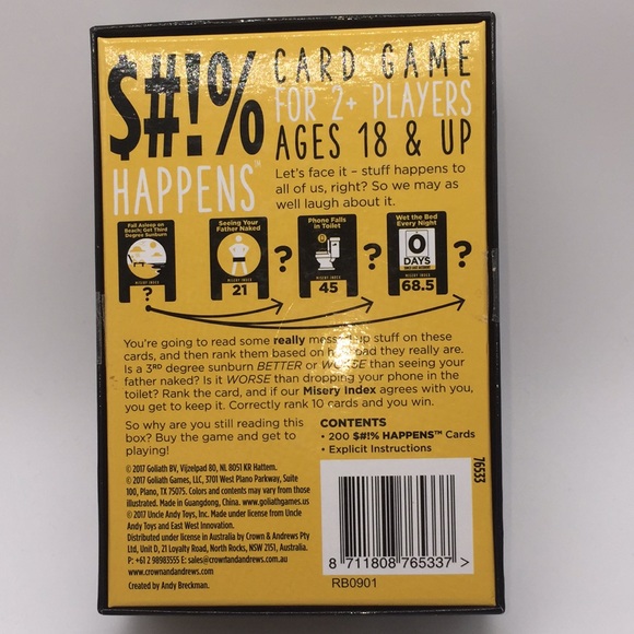 S#!% Happens Adult Card Game 18+ - Picture 6 of 6